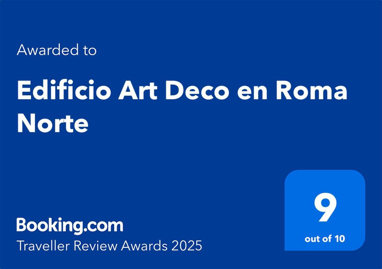 Edificio Art Deco En Roma Norte 멕시코 시 외부 사진